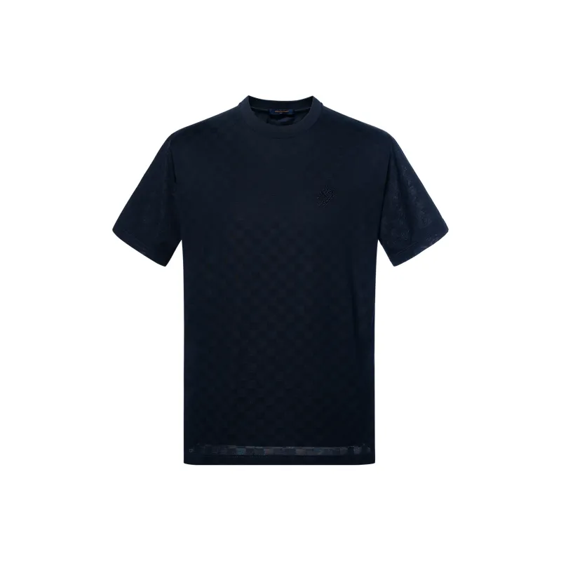 LOUIS VUITTON Damier Cotton Pique T Shirt-0