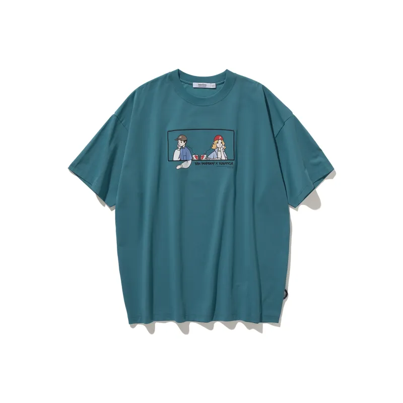 Nautica White Sail Nautica White Sail X POPBOY T Shirts Unisex-2