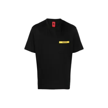 Ferrari Logo-patch Cotton T-shirt