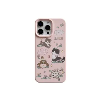 ZHUOJI Silicone Material Cloud Meow Park Phone Cases Compatible With Apple Collection