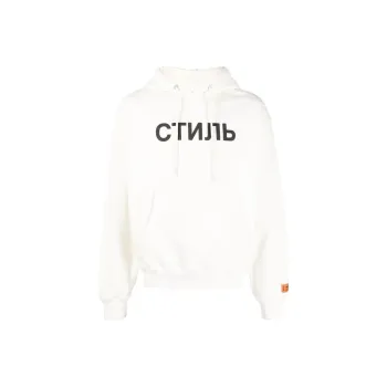 HERON PRESTON Chest-logo Hoodie