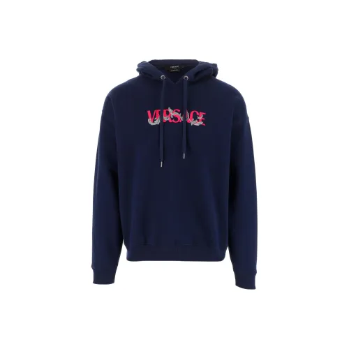 VERSACE Sweatshirts Men Blue