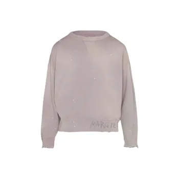 Maison Margiela Handwritten Raw Cut Edge Distressed Sweatshirt