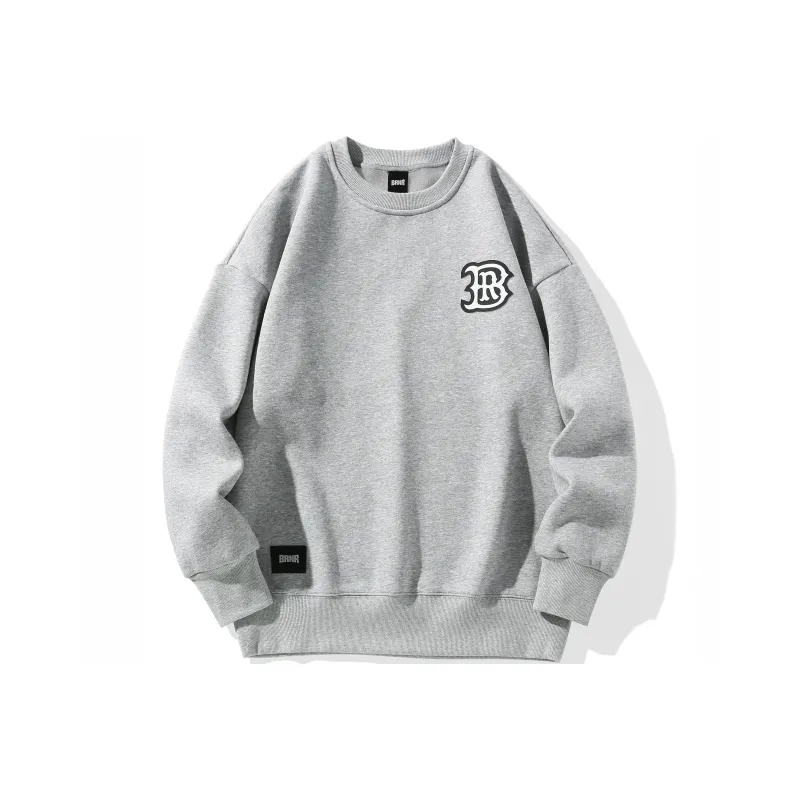 BRNR Crew Neck Loose Fit Sweatshirt Spring Fall Unisex-10