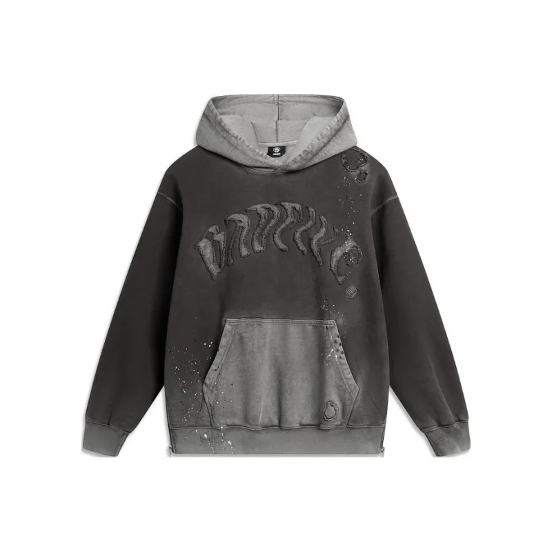LiNing Badfive Sweatshirt Men's Obsidian Gray-0