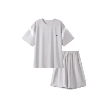 Good Fortune Pajama Set Men's Light Gray