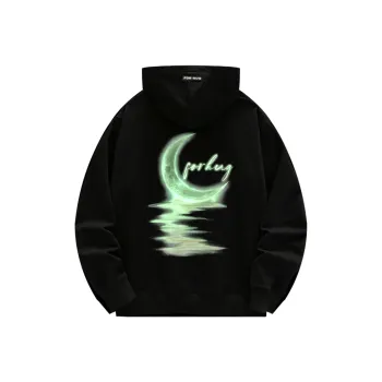 FORHUG Sweatshirts Unisex Black