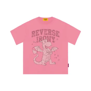 EMPTY REFERENCE x REVERSE IRONY T Shirt Unisex Pink