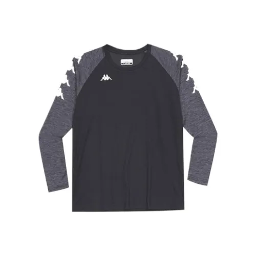 Kappa T-Shirt Men's Black/Deep Gray Twill