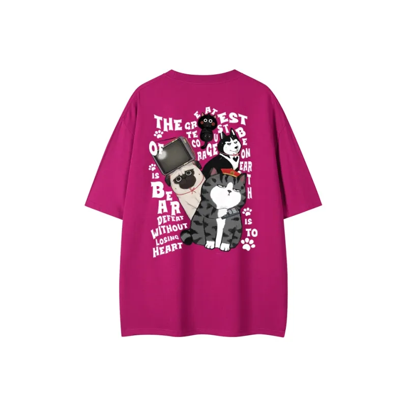 Supremo Cat T Shirts Unisex-8