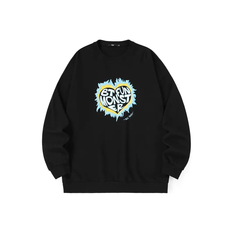 Bt Crew Neck Loose Fit Sweatshirt Unisex-0