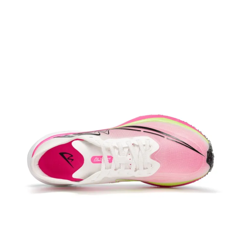 Sonic Cat Cushioning Coverage Warm Low-Top Full-Length Carbon Plate Sprint Running Shoes Unisex Pink White Black-2