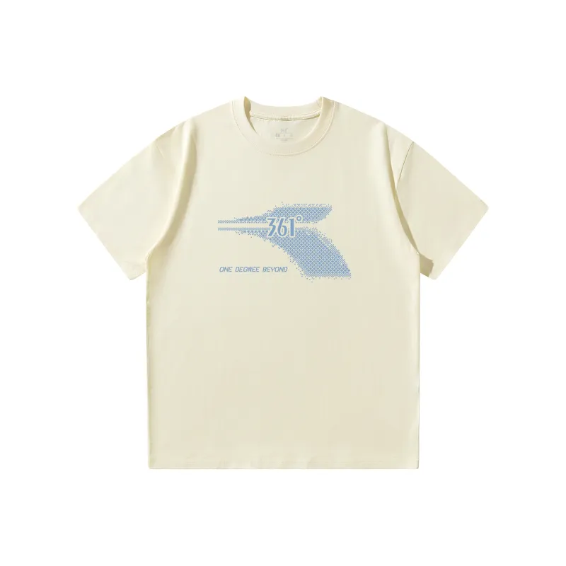 361° T Shirt Unisex Sandy Brown White-0
