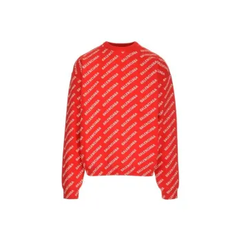 Balenciaga All Over Logo Crewneck