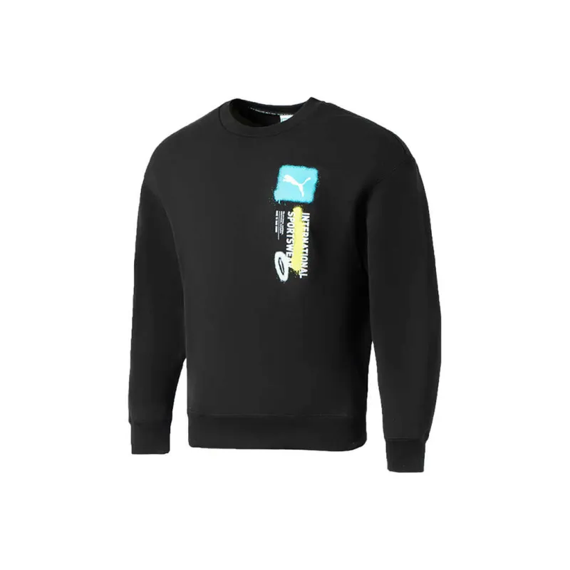 PUMA Sweatshirts Men Black-0