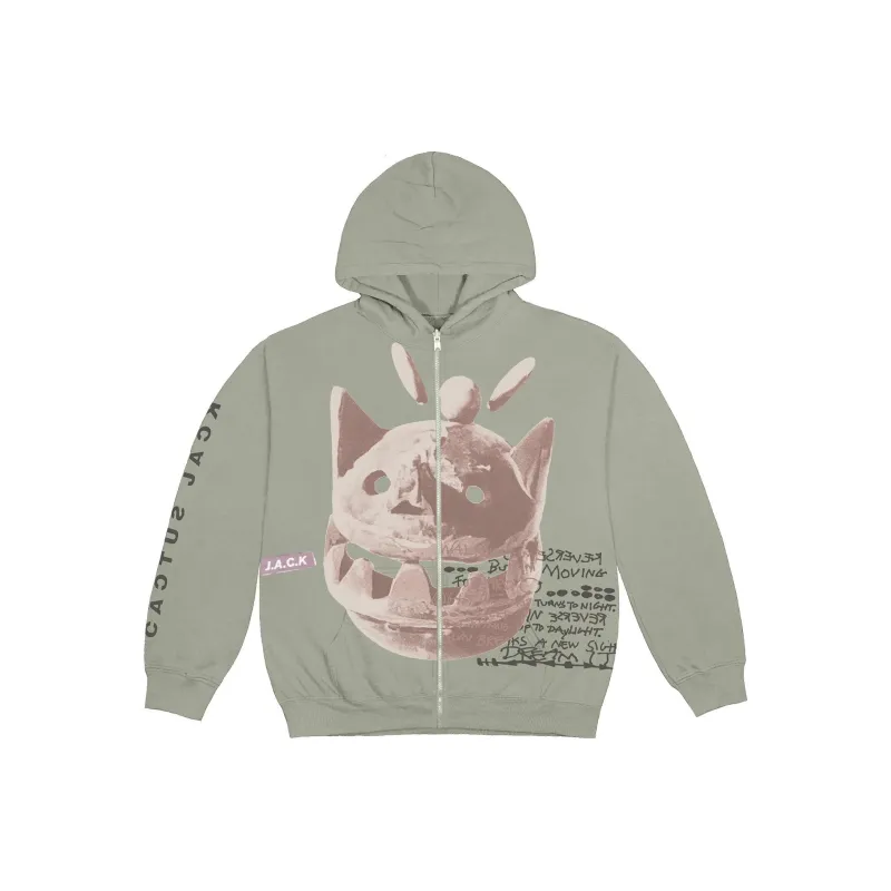 Travis Scott Sweatshirts Men Cyan-0