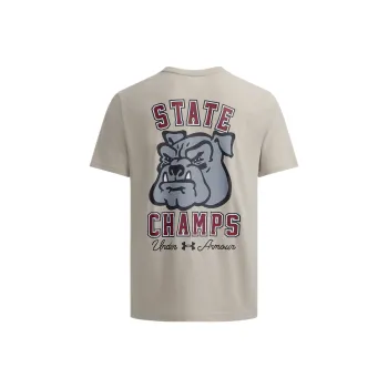 Under Armour STATE CHAMPS T Shirt Men's Khaki Gray