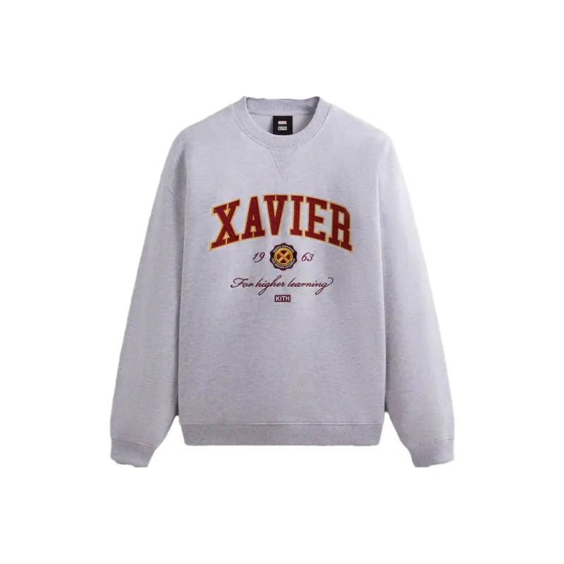 KITH X Marvel X Men Xavier Institute Varsity Crewneck-0