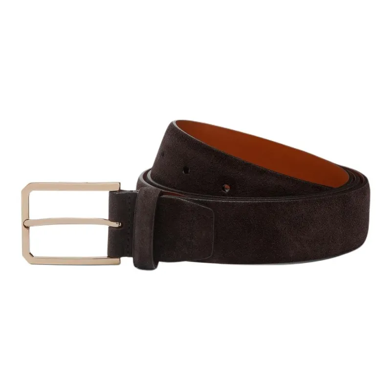 Santoni Adjustable Suede Belt-3