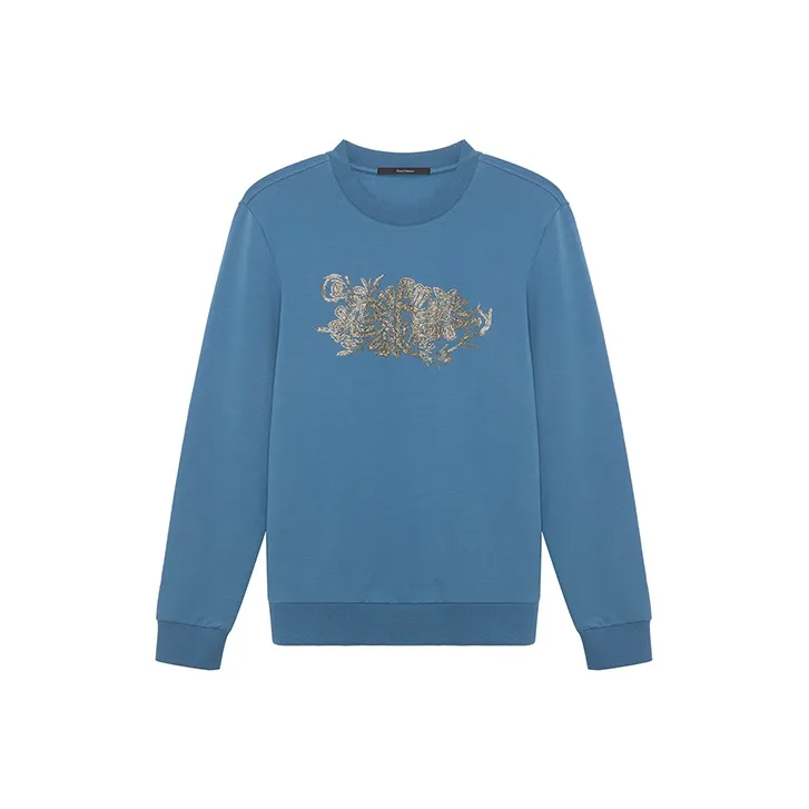 DAVID NAMAN Sweatshirts Men Lake Blue-0