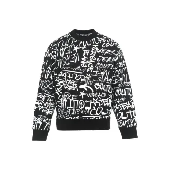 VERSACE JEANS COUTURE FW23 Sweatshirt Men's Black