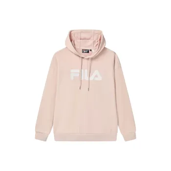 FILA Sweatshirt Fall Unisex Luminous Pink