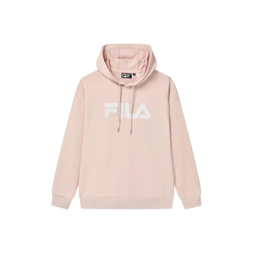 FILA Sweatshirt Fall Unisex Luminous Pink