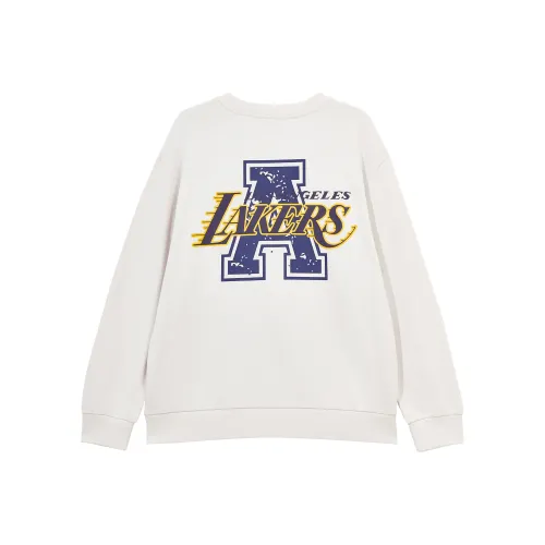 JACK JONES· JACK&JONES X NBA JACK&JONES X Lakers NBA Sweatshirt Unisex Satin White