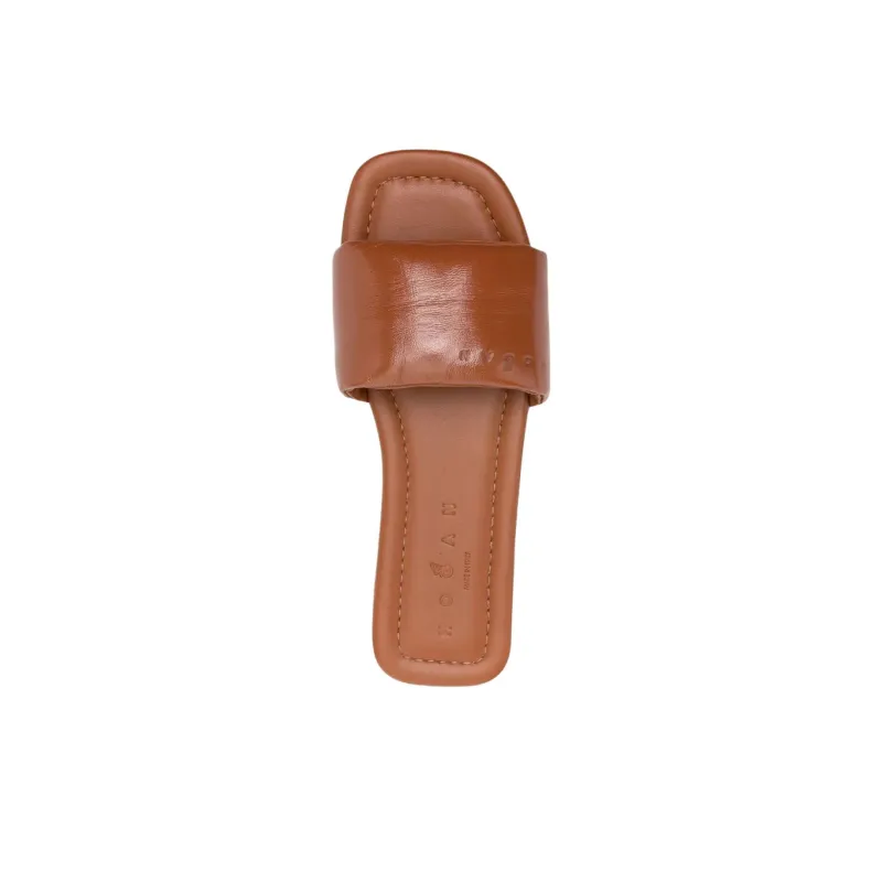 HOGAN Slide Slippers Women's Brown-4