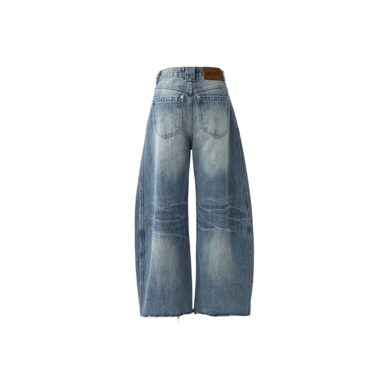 LESS BEARS Jeans Unisex Vintage Blue-1