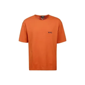 A.P.C T Shirts Men Orange