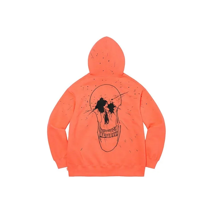 Supreme Ralph Steadman Skull Hooded Sweatshirt-4