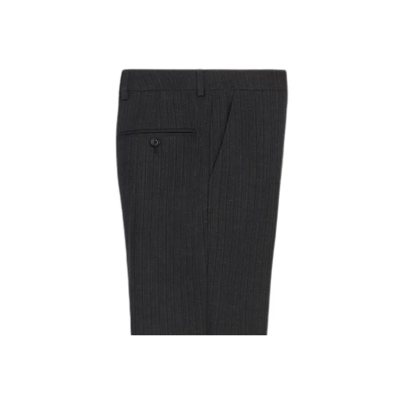 CELINE Mods Pants In Retro Striped Wool-4