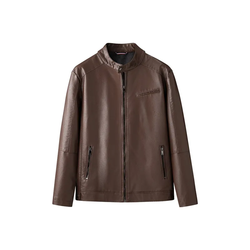 PIERRE CARDIN Leather Jacket Men's-8