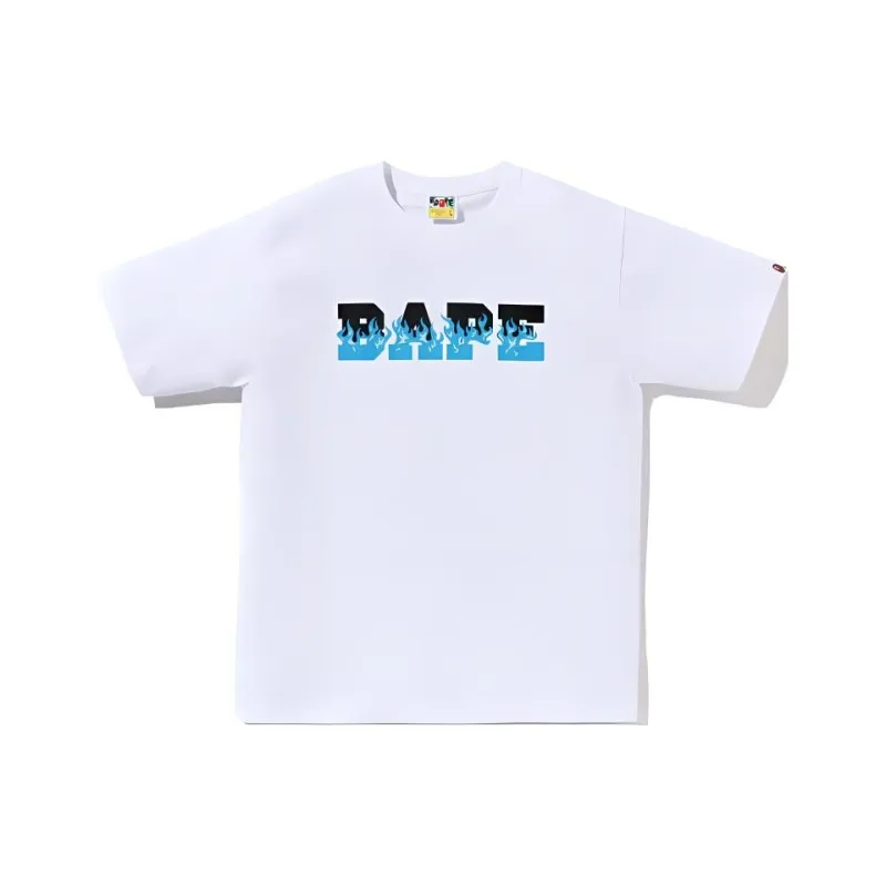 A BATHING APE Flame Bape Logo Tee-1