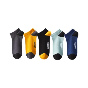 Lanza No Show Socks Men's Shopping Bag 5 Pack