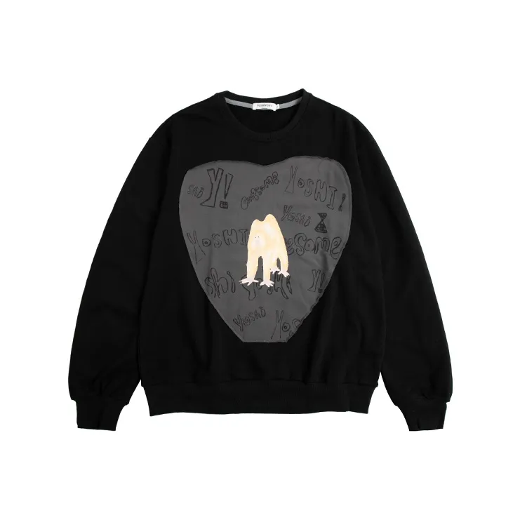 YOSHIYOYI Sweatshirts Unisex Black-0