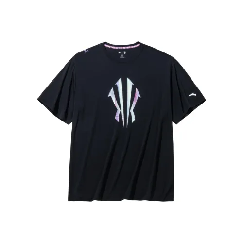 Anta T Shirt Unisex Basic Black