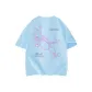 Sky Blue-Pink Black