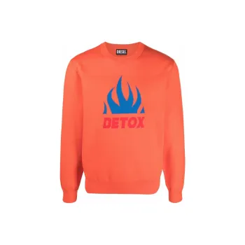 DIESEL Sweatshirts Men Orange
