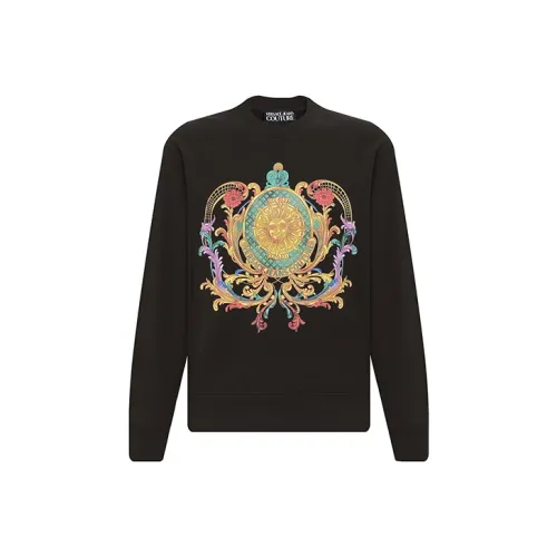 VERSACE JEANS COUTURE SS22 Sweatshirt Men's Black