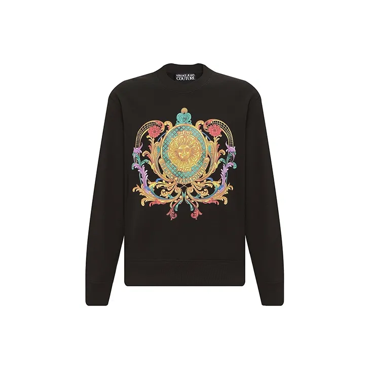VERSACE JEANS COUTURE SS22 Sweatshirt Men's Black-0