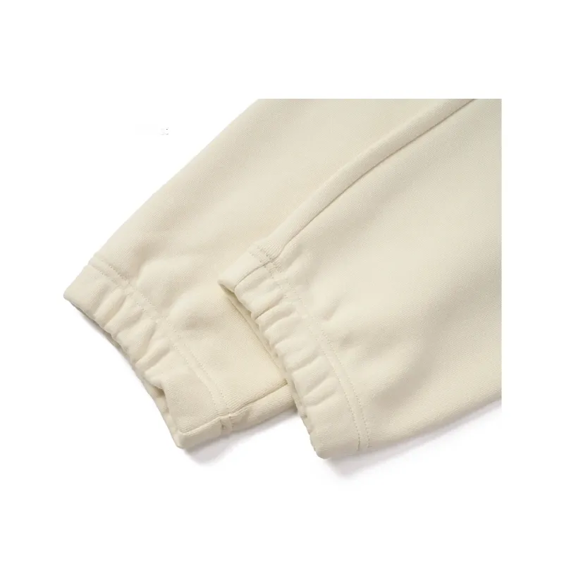 LACOSTE Knitted Sports Pants Women's Cream White-2