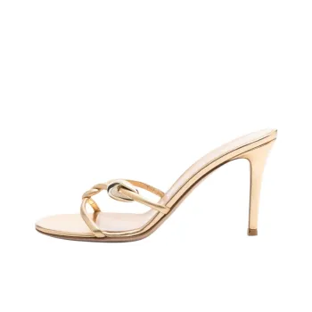 GIANVITO ROSSI Slide Slippers Women's Gold