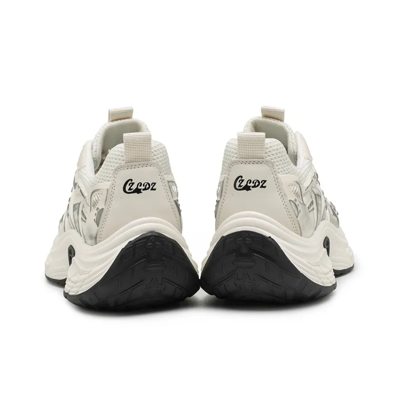 Hong Kong Meng Anti Slip And Wear Resistant Height Increasing Low Top Chunky Sneakers Men's-9