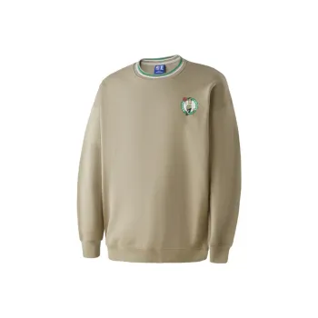 NBA Celtics Team Sweatshirts Men Khaki Green