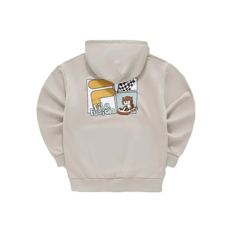 FILA FUSION FOB Series Sweatshirt Unisex Skin Gray-0