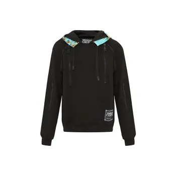 VERSACE JEANS COUTURE Zipper Detail Hoodie