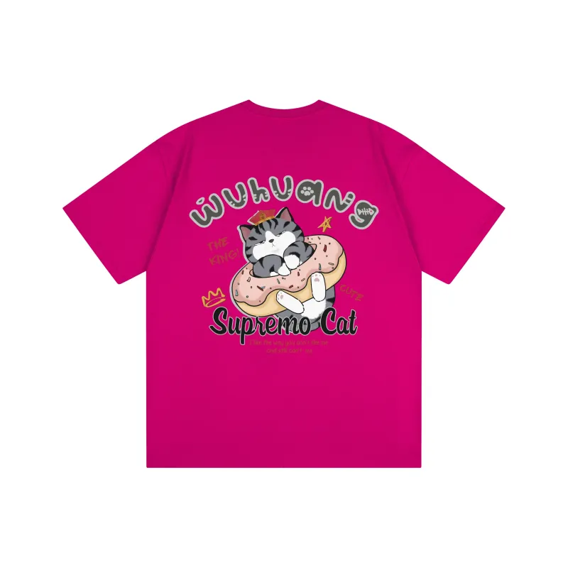 Supremo Cat T Shirts Unisex-12