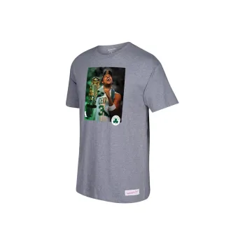 NBA Boston Celtics Team Mitchell & Ness Paul Pierce T-Shirt Men's Gray